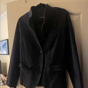 Banana Republic Factory knit pique blazer, Preppy Navy, size small